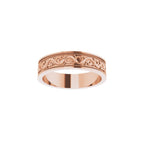 Milgrain Sculptural Flat Band