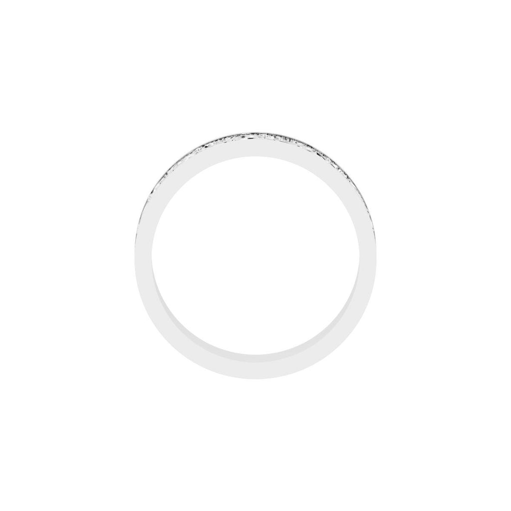 Milgrain Sculptural Flat Band