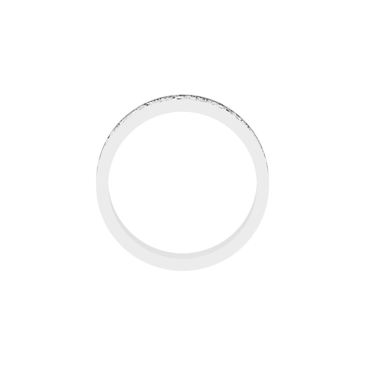 Milgrain Sculptural Flat Band