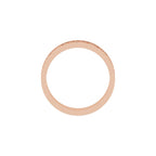 Milgrain Sculptural Flat Band