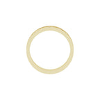 Milgrain Sculptural Flat Band