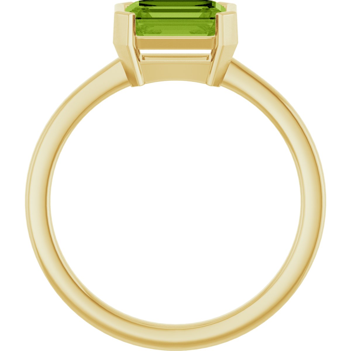 Half-Bezel Ring