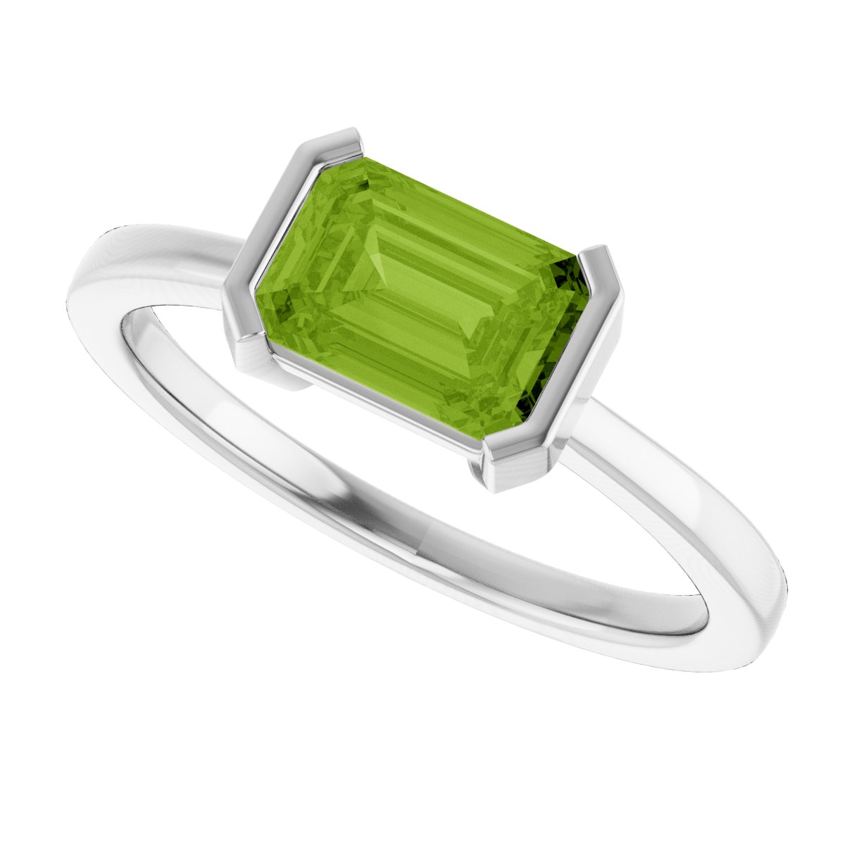 Half-Bezel Ring