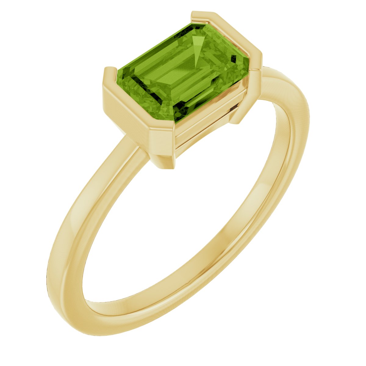 Half-Bezel Ring