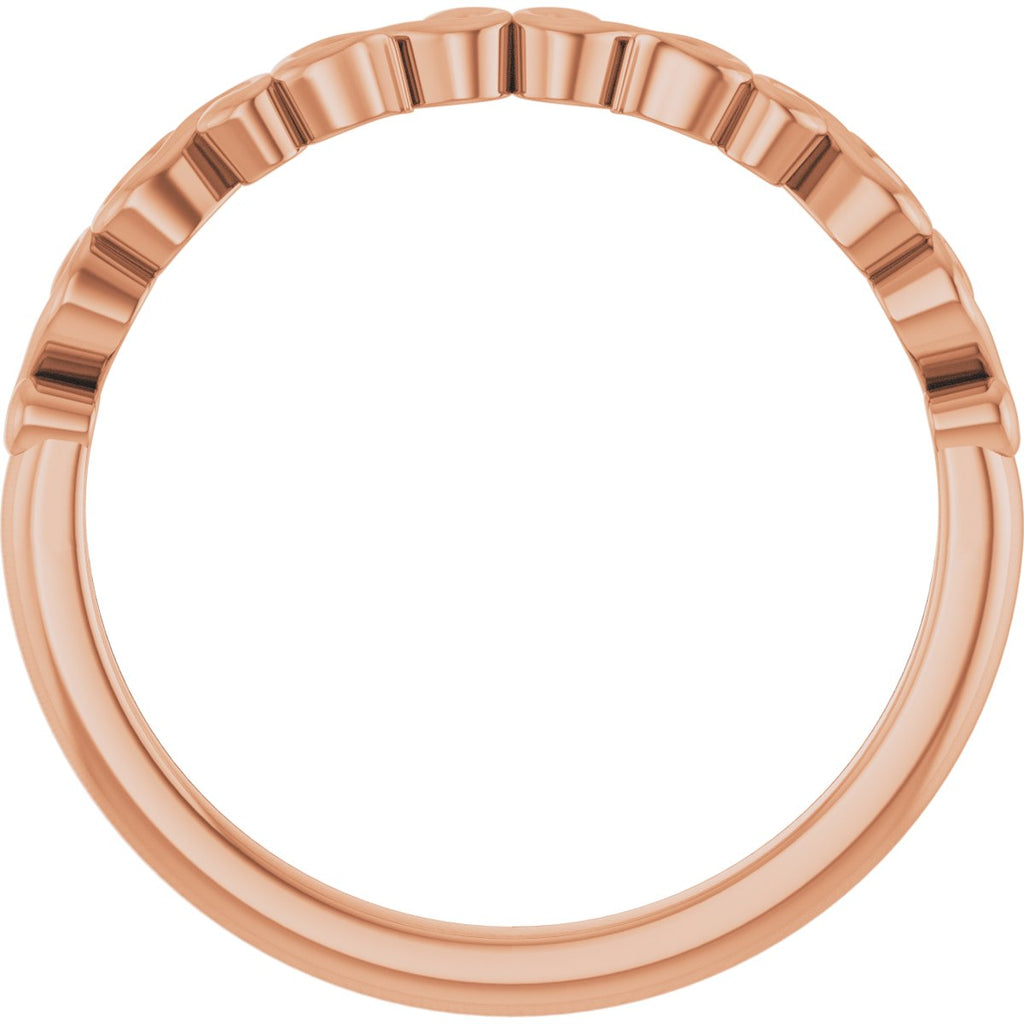 Solitaire Sculptural Engagement Ring or Band