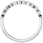 Solitaire Sculptural Engagement Ring or Band