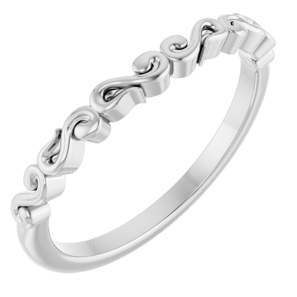 Solitaire Sculptural Engagement Ring or Band