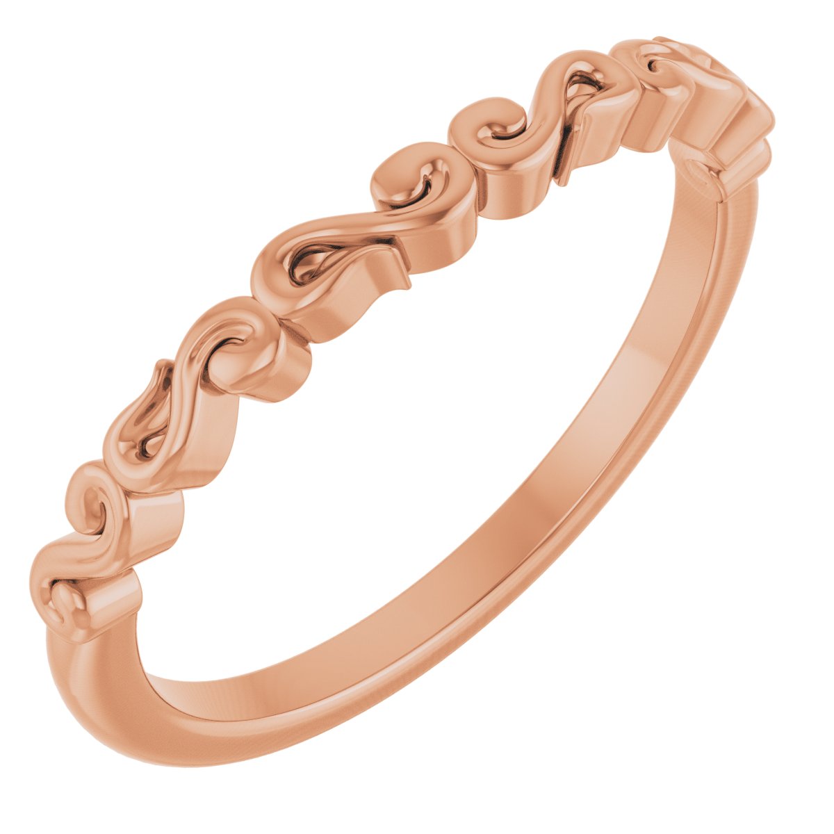 Solitaire Sculptural Engagement Ring or Band