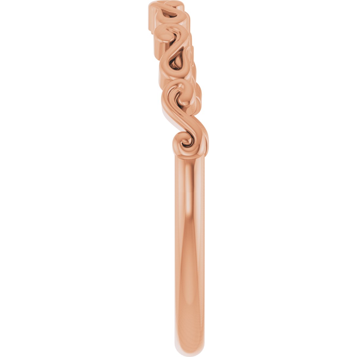 Solitaire Sculptural Engagement Ring or Band