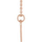 Script Initial Necklace or Pendant