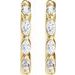 Marquise Hoop Earrings
