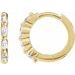Marquise Hoop Earrings