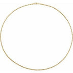 2 mm Hollow Rope Chain