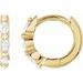 Marquise Hoop Earrings