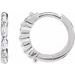 Marquise Hoop Earrings