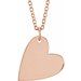 Engravable Heart Necklace or Pendant