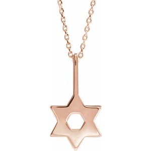 Star of David Necklace or Pendant