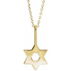Star of David Necklace or Pendant