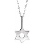 Star of David Necklace or Pendant