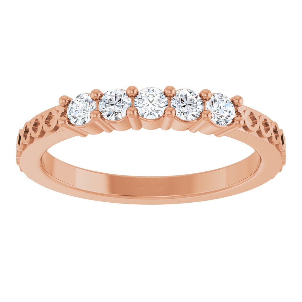 Five-Stone Anniversary Band