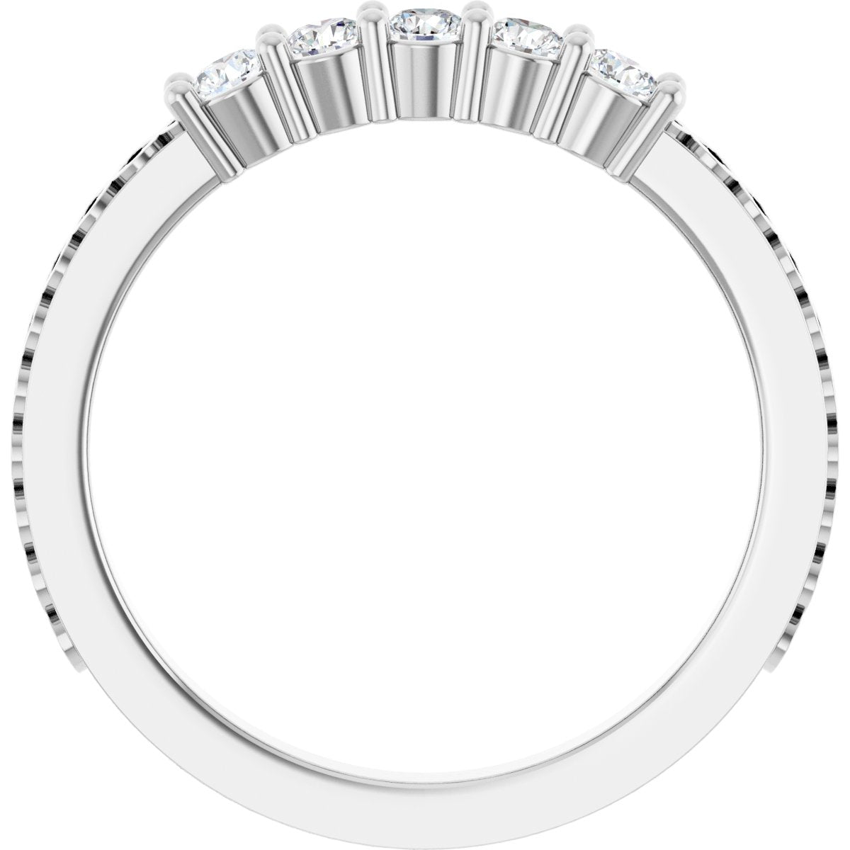 Five-Stone Anniversary Band
