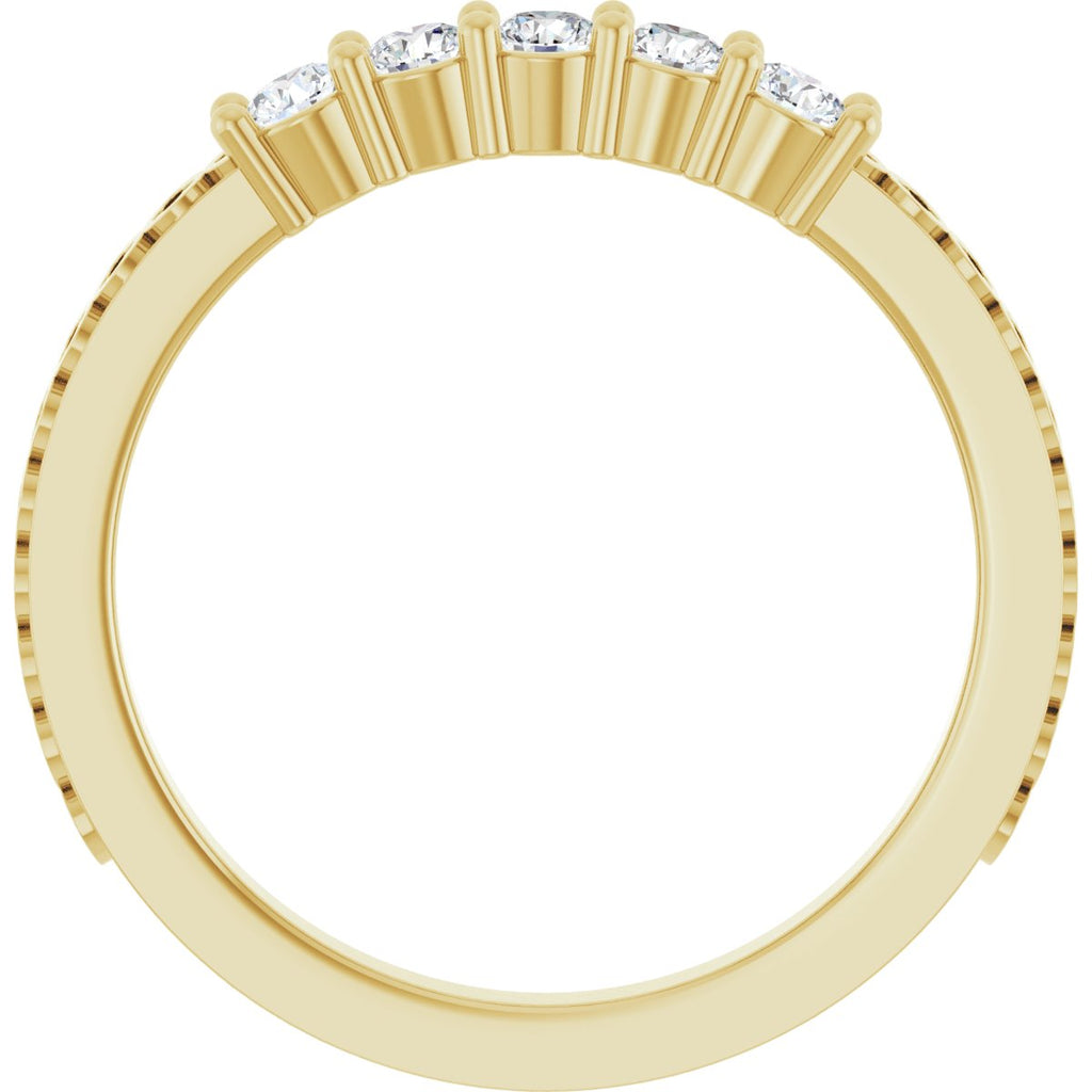 Five-Stone Anniversary Band