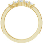 Five-Stone Anniversary Band