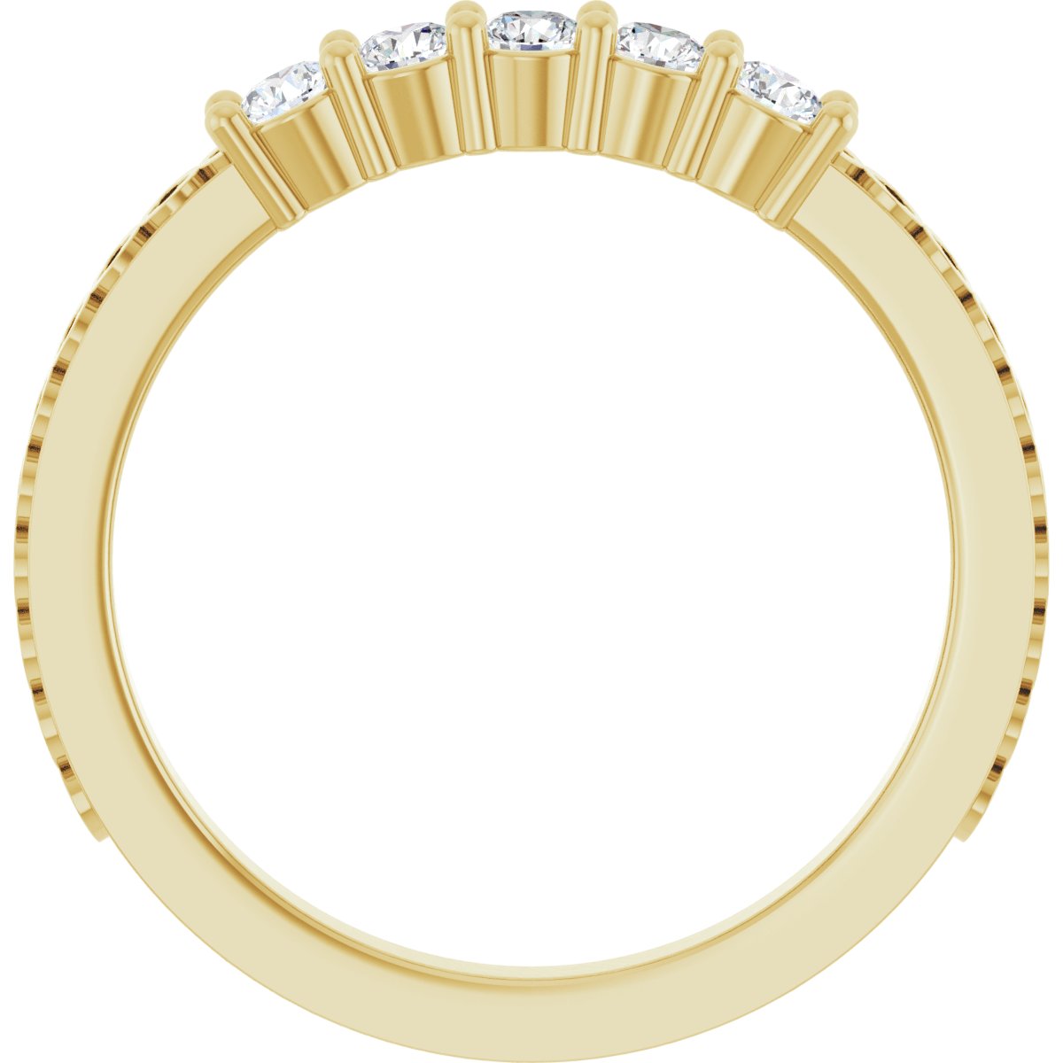 Five-Stone Anniversary Band