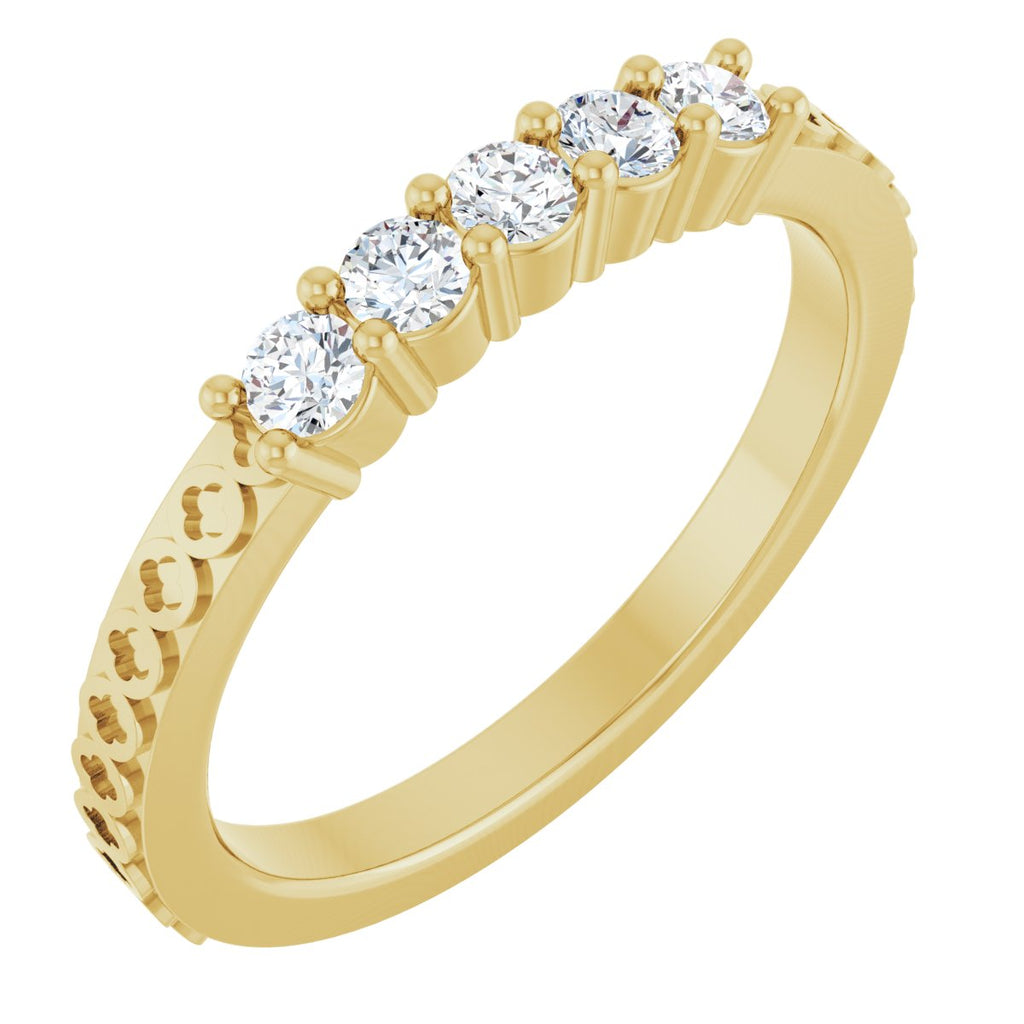 Five-Stone Anniversary Band