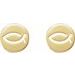 Petite (Ichthus) Fish Earrings