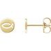Petite (Ichthus) Fish Earrings