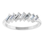 Seven-Stone Baguette Anniversary Band