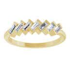 Seven-Stone Baguette Anniversary Band