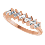 Seven-Stone Baguette Anniversary Band