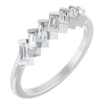 Seven-Stone Baguette Anniversary Band