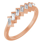 Seven-Stone Baguette Anniversary Band