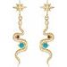 Accented Snake Earrings