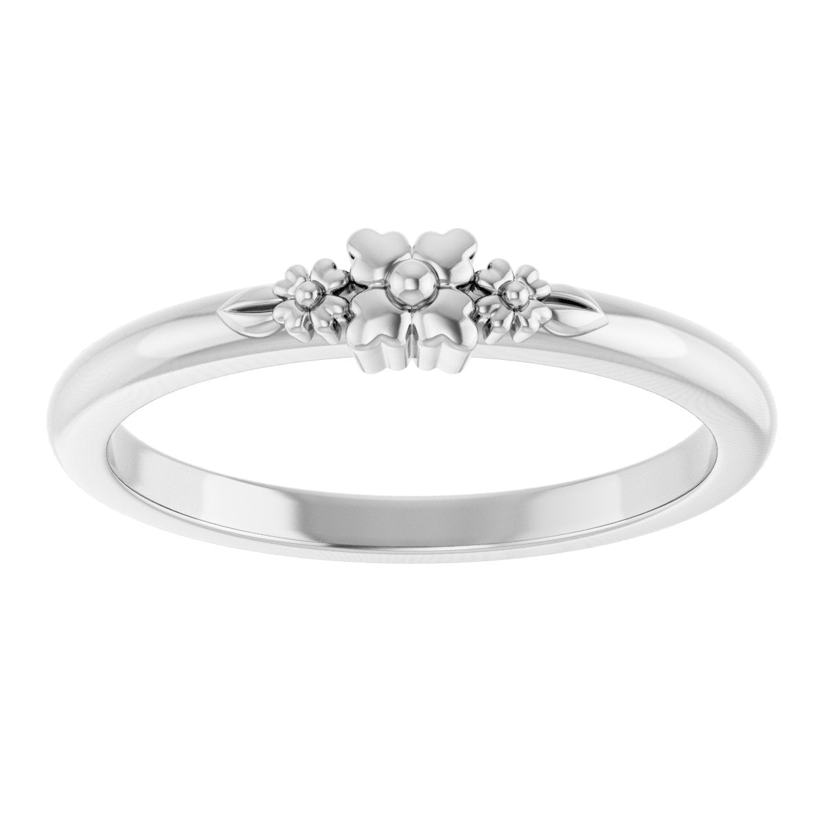 Floral Stackable Ring