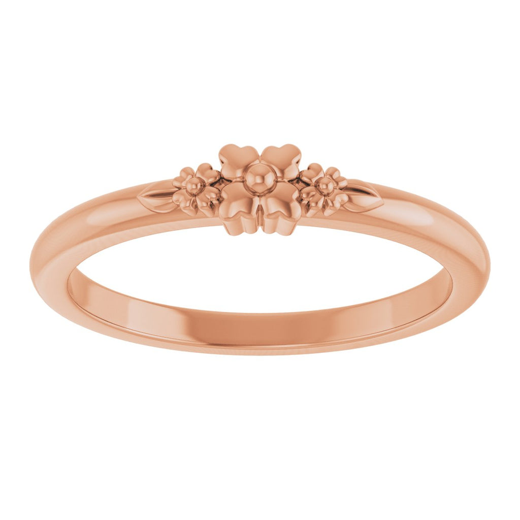 Floral Stackable Ring