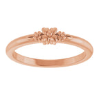 Floral Stackable Ring