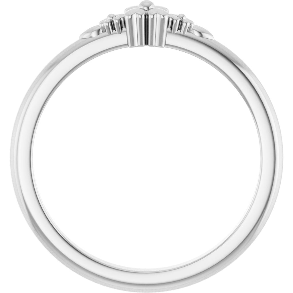 Floral Stackable Ring