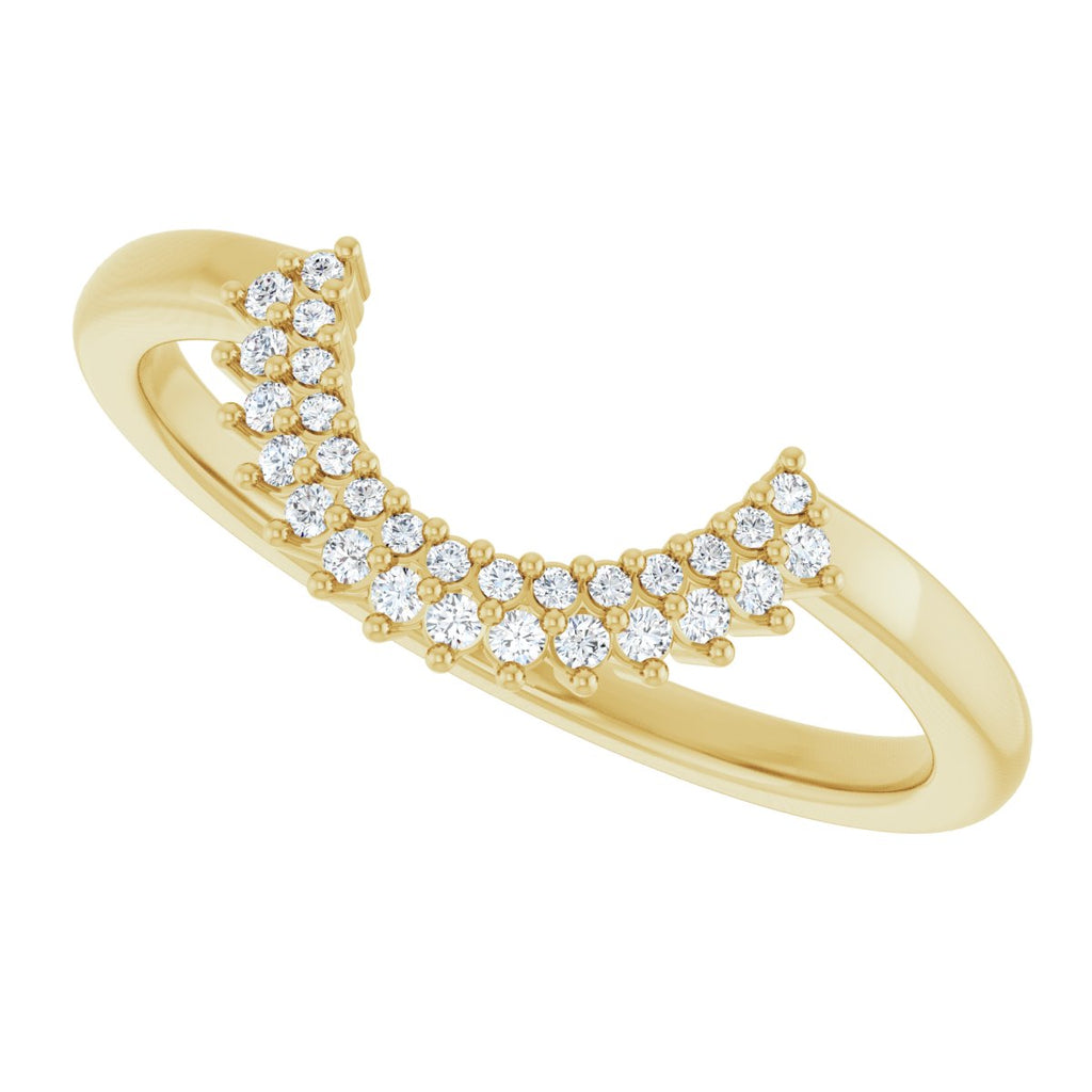 Halo-Style Art Deco Engagement Ring or Band
