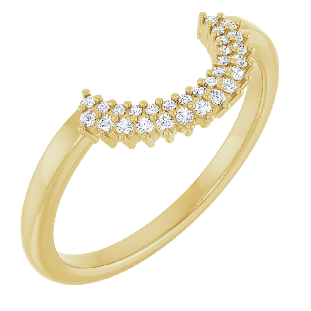 Halo-Style Art Deco Engagement Ring or Band