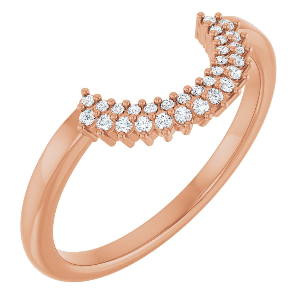 Halo-Style Art Deco Engagement Ring or Band