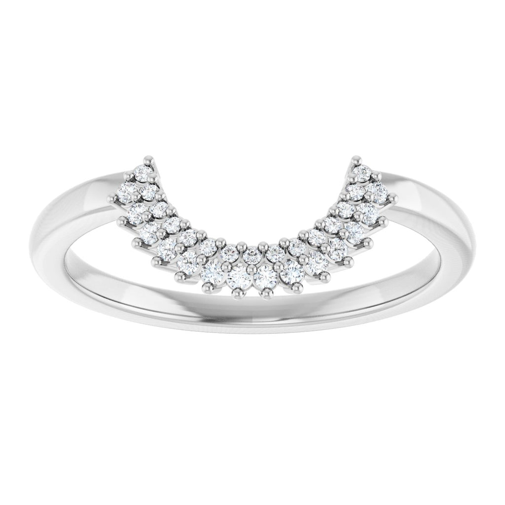 Halo-Style Art Deco Engagement Ring or Band