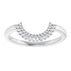 Halo-Style Art Deco Engagement Ring or Band
