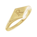 Geometric Signet Ring