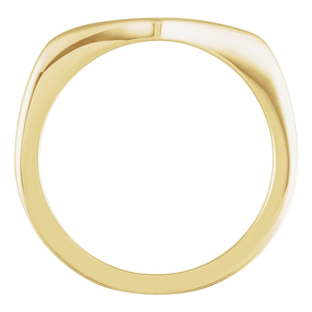 Geometric Signet Ring