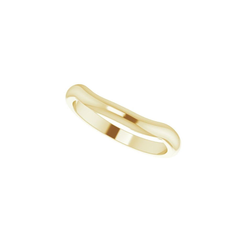Oval Side-Stone Peg Shank or Band