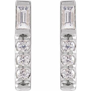 Accented Bar Earring